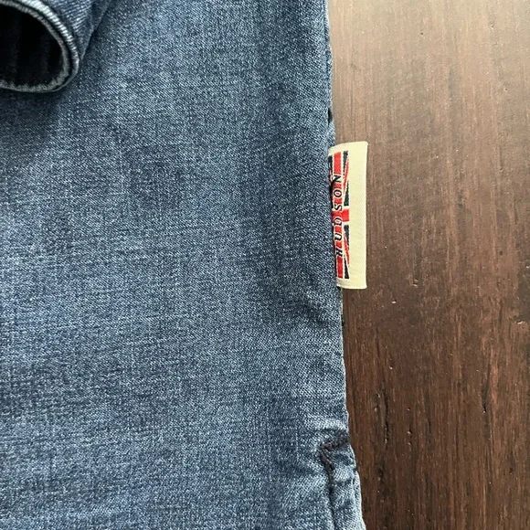 Hudson Jeans kids button down denim dress. Size L - Picture 3 of 12